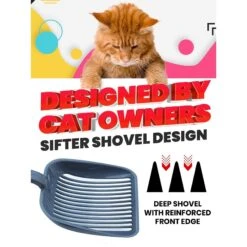 IPrimio Deep Shovel Cat Litter Scooper, X-Large -Trixie || Catit || Nature's Miracle Shop 352822 PT2. AC SS1800 V1642529505
