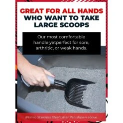 IPrimio Non Stick Coated Aluminum, Cat Scooper, X-Large, Black 12 IPrimio Non Stick Coated Aluminum, Cat Scooper, X-Large, Black -Trixie || Catit || Nature's Miracle Shop 352824 PT4. AC SS1800 V1642533692