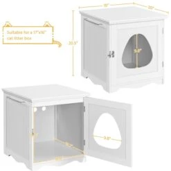 Yaheetech Washroom Bench Enclosed Cat House Cat Litter Box -Trixie || Catit || Nature's Miracle Shop 353531 PT2. AC SS1800 V1688150248