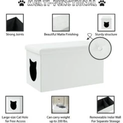 Sweet Barks Designer Enclosure Hidden Washroom Bench Ottoman Cat Litter Box 15 Sweet Barks Designer Enclosure Hidden Washroom Bench Ottoman Cat Litter Box -Trixie || Catit || Nature's Miracle Shop 354508 PT4. AC SS1800 V1640043687