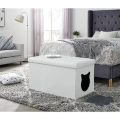 Sweet Barks Designer Enclosure Hidden Washroom Bench Ottoman Cat Litter Box 17 Sweet Barks Designer Enclosure Hidden Washroom Bench Ottoman Cat Litter Box -Trixie || Catit || Nature's Miracle Shop 354508 PT6. AC SS1800 V1640040397