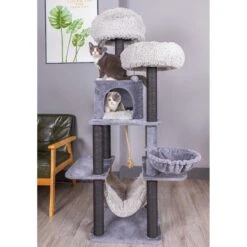 Catry Interactive 7-Level Cat Tree With Condo, Scratching Posts, & Toys -Trixie || Catit || Nature's Miracle Shop 354554 PT2. AC SS1800 V1640316725