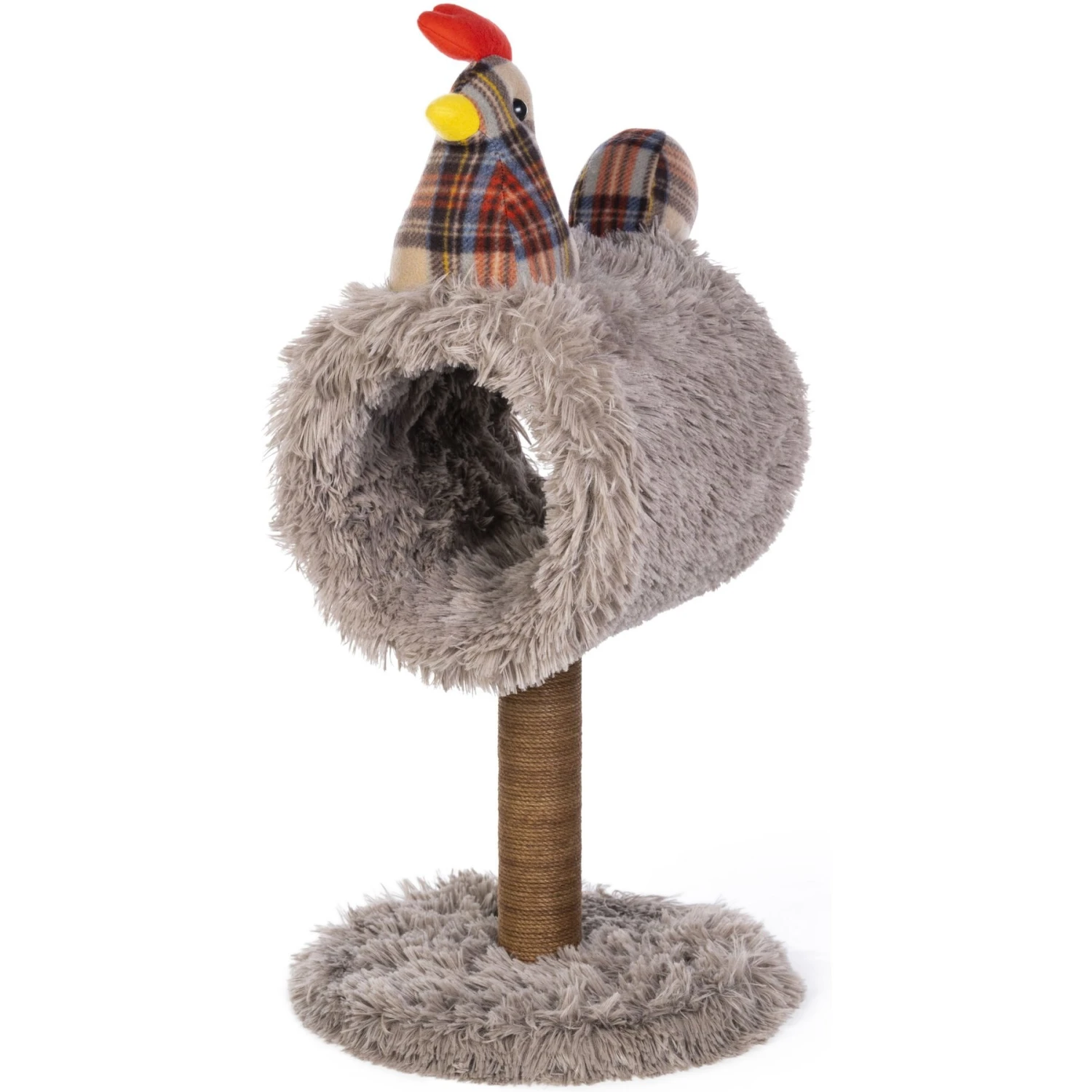 Prevue Pet Products Cozy Chicken 25.5-in Faux Fur Cat Tree 8 Prevue Pet Products Cozy Chicken 25.5-in Faux Fur Cat Tree - Image 6