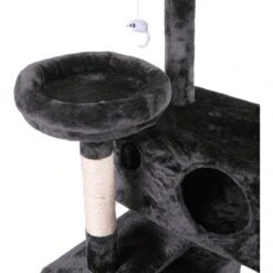 Coziwow By Jaxpety 60-in Tower House Cat Trees, Black 15 Coziwow By Jaxpety 60-in Tower House Cat Trees, Black -Trixie || Catit || Nature's Miracle Shop 355080 PT4. AC SS1800 V1642807976