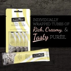 Fussie Cat Tuna With Shrimp Puree Lickable Cat Treats, 0.5-oz Pouch, Pack Of 4 -Trixie || Catit || Nature's Miracle Shop 355862 PT1. AC SS1800 V1641534420