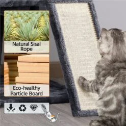 Yaheetech 3 Tiers 42-in Plush Cat Tower With Double Cat Condo -Trixie || Catit || Nature's Miracle Shop 358005 PT6. AC SS1800 V1642694233