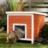 Frisco Outdoor Wooden Cat House With Retractable Roof -Trixie || Catit || Nature's Miracle Shop 361008 MAIN. AC SS1800 V1659972527