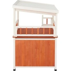 Frisco Outdoor Wooden Cat House With Balcony & Step Ladder 12 Frisco Outdoor Wooden Cat House With Balcony & Step Ladder -Trixie || Catit || Nature's Miracle Shop 361012 PT3. AC SS1800 V1657828422