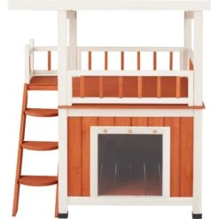 Frisco Outdoor Wooden Cat House With Balcony & Step Ladder 13 Frisco Outdoor Wooden Cat House With Balcony & Step Ladder -Trixie || Catit || Nature's Miracle Shop 361012 PT4. AC SS1800 V1657831794