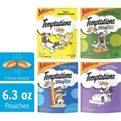 Temptations Classics & MixUps Mega Variety Pack Crunchy & Soft Cat Treats -Trixie || Catit || Nature's Miracle Shop 361015 PT2. AC SS1800 V1641479784