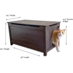 Designer Pet Products Parker Designer Wood Catbox Furniture Litter Box Enclosure, 36-in 19 Designer Pet Products Parker Designer Wood Catbox Furniture Litter Box Enclosure, 36-in -Trixie || Catit || Nature's Miracle Shop 362058 PT8. AC SS1800 V1643210489