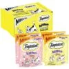 Temptations Chicken & Dairy & Salmon & Dairy Flavor Soft & Crunchy Kitten Treat Multipack, 6.3-oz, 4 Pack