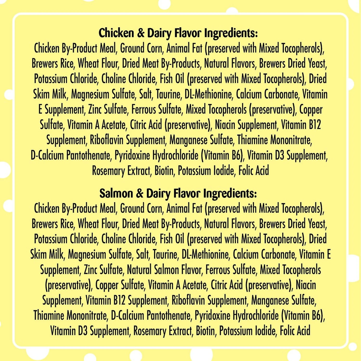 Temptations Chicken & Dairy & Salmon & Dairy Flavor Soft & Crunchy Kitten Treat Multipack, 6.3-oz, 4 Pack 9 Temptations Chicken & Dairy & Salmon & Dairy Flavor Soft & Crunchy Kitten Treat Multipack, 6.3-oz, 4 Pack - Image 7