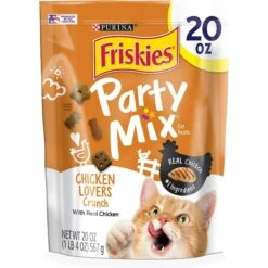 Friskies Party Mix Chicken Lovers Crunch Flavor Crunchy Cat Treats