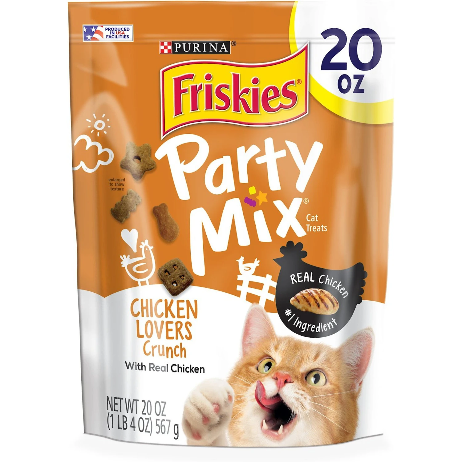 Friskies Party Mix Chicken Lovers Crunch Flavor Crunchy Cat Treats 3 Friskies Party Mix Chicken Lovers Crunch Flavor Crunchy Cat Treats