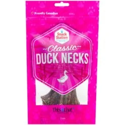 This And That Canine Company Snack Station Duck Necks Dehydrated Cat & Dog Treat