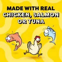 Temptations Creamy Puree Salmon, Chicken & Tuna Variety Pack Lickable Cat Treats -Trixie || Catit || Nature's Miracle Shop 372117 PT4. AC SS1800 V1703798233