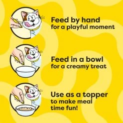 Temptations Creamy Puree Salmon & Chicken Variety Pack Lickable Cat Treats -Trixie || Catit || Nature's Miracle Shop 372162 PT7. AC SS1800 V1703797862