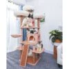 Catry 75-in Scratching Posts Condo Cat Tree, Beige