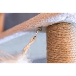 Catry 75-in Scratching Posts Condo Cat Tree, Beige -Trixie || Catit || Nature's Miracle Shop 373043 PT5. AC SS1800 V1647033999