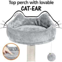 Yaheetech 3-Level Plush Cat Tree, Light Gray, Large -Trixie || Catit || Nature's Miracle Shop 373193 PT5. AC SS1800 V1647467817