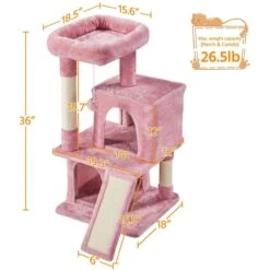 Yaheetech 3 Tiers 36-in Plush Cat Tower With Double Cat Condo 13 Yaheetech 3 Tiers 36-in Plush Cat Tower With Double Cat Condo -Trixie || Catit || Nature's Miracle Shop 373197 PT2. AC SS1800 V1680630201
