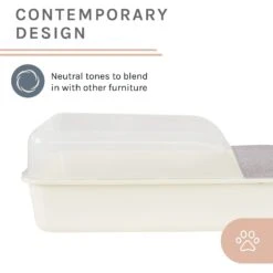 Sam's Pets Helix Cat Litter Box, White 15 Sam's Pets Helix Cat Litter Box, White -Trixie || Catit || Nature's Miracle Shop 373533 PT4. AC SS1800 V1647639422