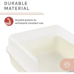 Sam's Pets Helix Cat Litter Box, White 16 Sam's Pets Helix Cat Litter Box, White -Trixie || Catit || Nature's Miracle Shop 373533 PT5. AC SS1800 V1647640323