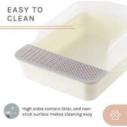 Sam's Pets Helix Cat Litter Box, White 17 Sam's Pets Helix Cat Litter Box, White -Trixie || Catit || Nature's Miracle Shop 373533 PT6. AC SS1800 V1647637319