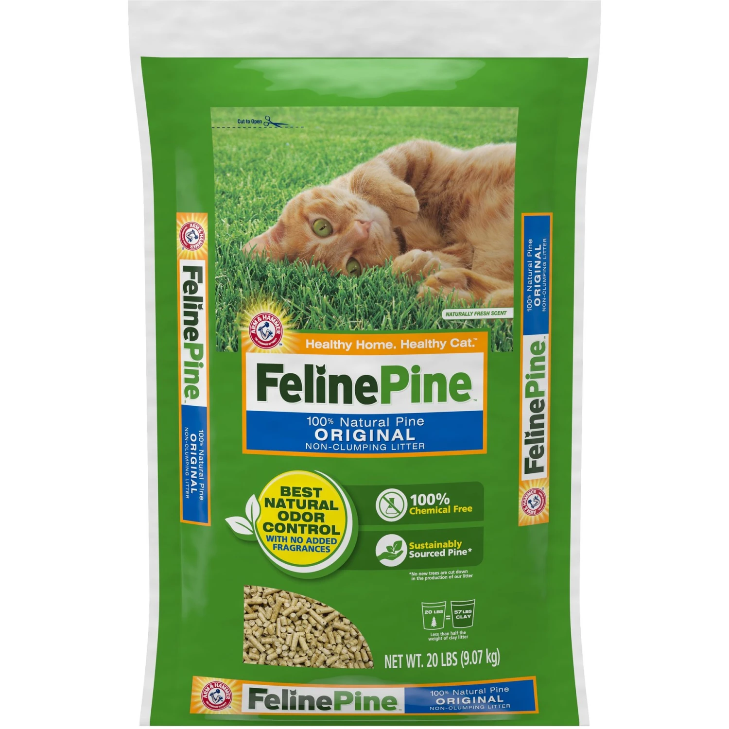 Feline Pine Original Non-Clumping Wood Cat Litter 3 Feline Pine Original Non-Clumping Wood Cat Litter