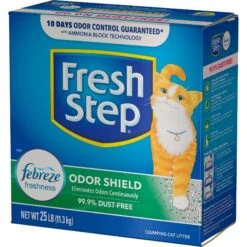 Fresh Step Odor Shield Febreze Scented Clumping Clay Cat Litter -Trixie || Catit || Nature's Miracle Shop 47418 PT7. AC SS1800 V1695138364