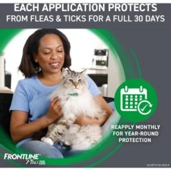 Frontline Plus Flea & Tick Spot Treatment For Cats, Over 1.5 Lbs -Trixie || Catit || Nature's Miracle Shop 47487 PT4. AC SS1800 V1700247384