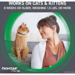 Frontline Plus Flea & Tick Spot Treatment For Cats, Over 1.5 Lbs -Trixie || Catit || Nature's Miracle Shop 47487 PT7. AC SS1800 V1700247413