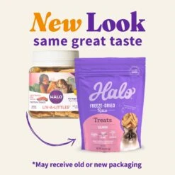Halo Liv-a-Littles Grain-Free 100% Wild Salmon Freeze-Dried Cat Treats -Trixie || Catit || Nature's Miracle Shop 47597 PT1. AC SS1800 V1691509828