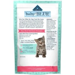 Blue Buffalo Baby Blue Savory Salmon Kitten Treats, 2-oz Bag & Blue Buffalo Baby Blue Savory Chicken Kitten Treats, 2-oz Bag -Trixie || Catit || Nature's Miracle Shop 501774 PT2. AC SS1800 V1648512386