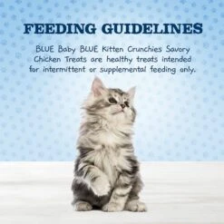 Blue Buffalo Baby Blue Savory Salmon Kitten Treats, 2-oz Bag & Blue Buffalo Baby Blue Savory Chicken Kitten Treats, 2-oz Bag -Trixie || Catit || Nature's Miracle Shop 501774 PT8. AC SS1800 V1649344665