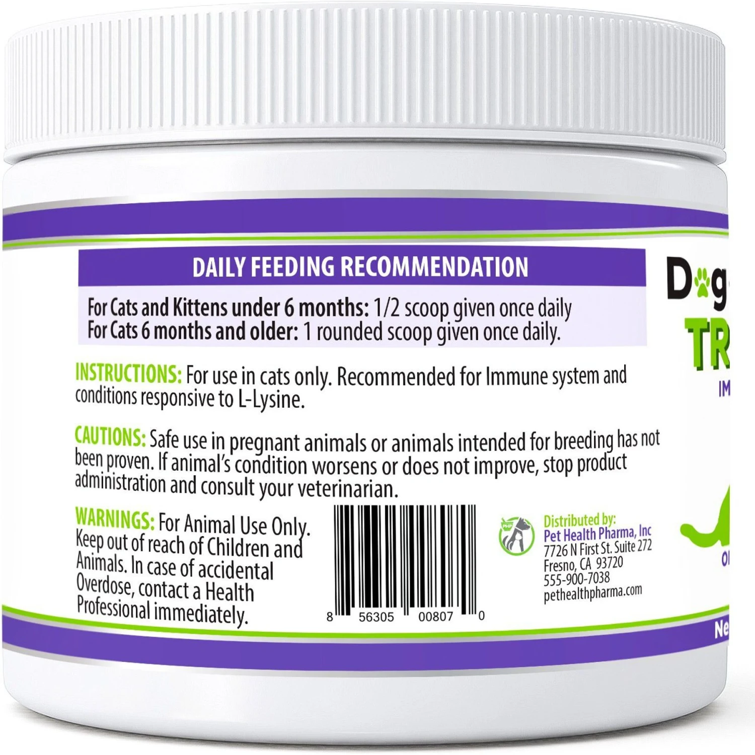 Pet Health Pharma Doggy Naturals Trulysine+ Powder Immune Supplement For Cats, 8-oz 8 Pet Health Pharma Doggy Naturals Trulysine+ Powder Immune Supplement For Cats, 8-oz - Image 6