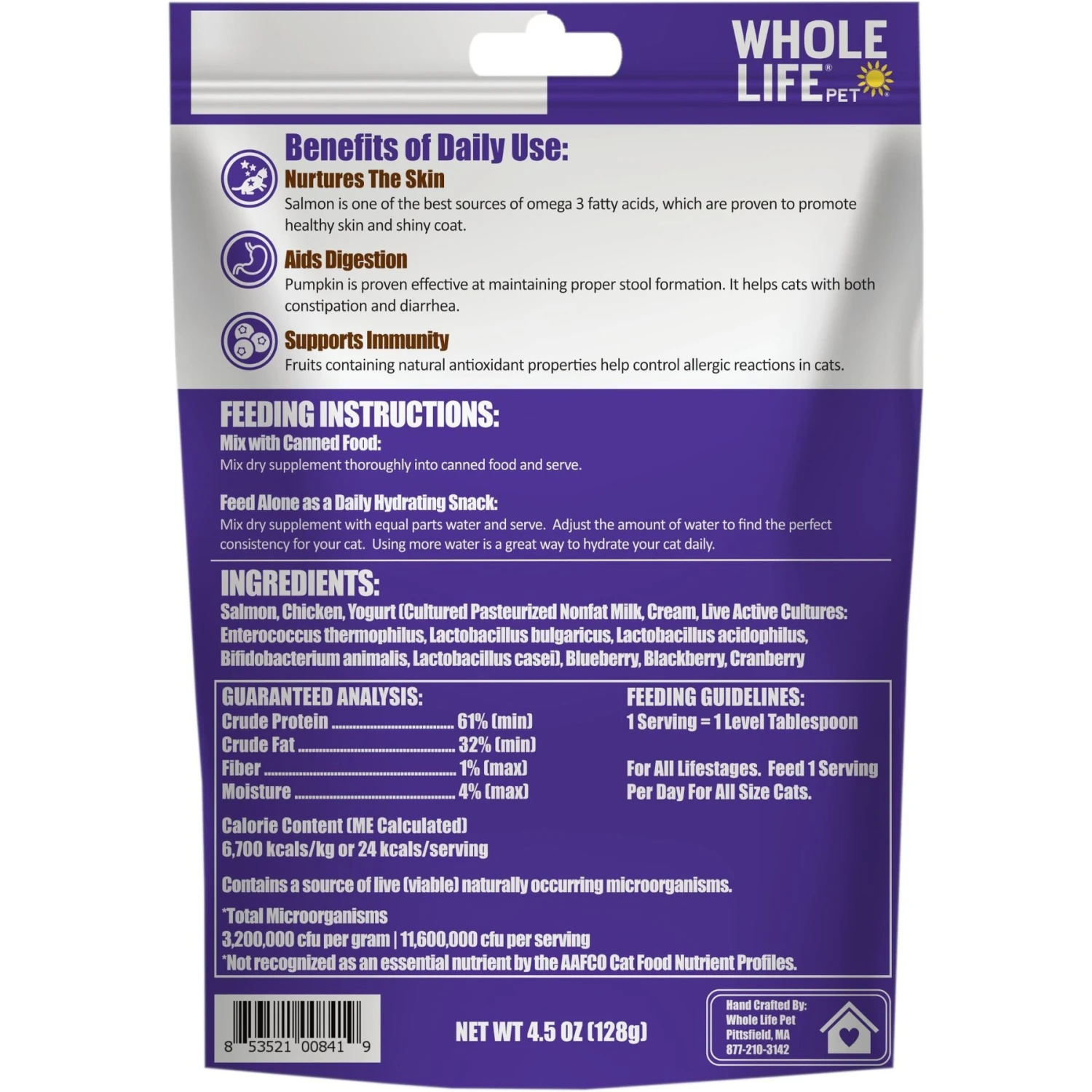 Whole Life Nature's Remedy Skin & Allergy Support Whole Food Cat Supplement, 4.5-oz Bag 8 Whole Life Nature's Remedy Skin & Allergy Support Whole Food Cat Supplement, 4.5-oz Bag - Image 6