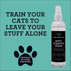 TriNova Anti-Scratch Rosemary Cat Deterrent Spray, 8-oz Bottle -Trixie || Catit || Nature's Miracle Shop 511790 PT3. AC SS1800 V1649133851
