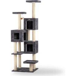 Armarkat Real Wood Giant Cat Tower, Dark Gray, 80-in -Trixie || Catit || Nature's Miracle Shop 515582 PT3. AC SS1800 V1649358207