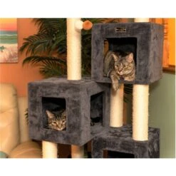 Armarkat Real Wood Giant Cat Tower, Dark Gray, 80-in -Trixie || Catit || Nature's Miracle Shop 515582 PT5. AC SS1800 V1649349929