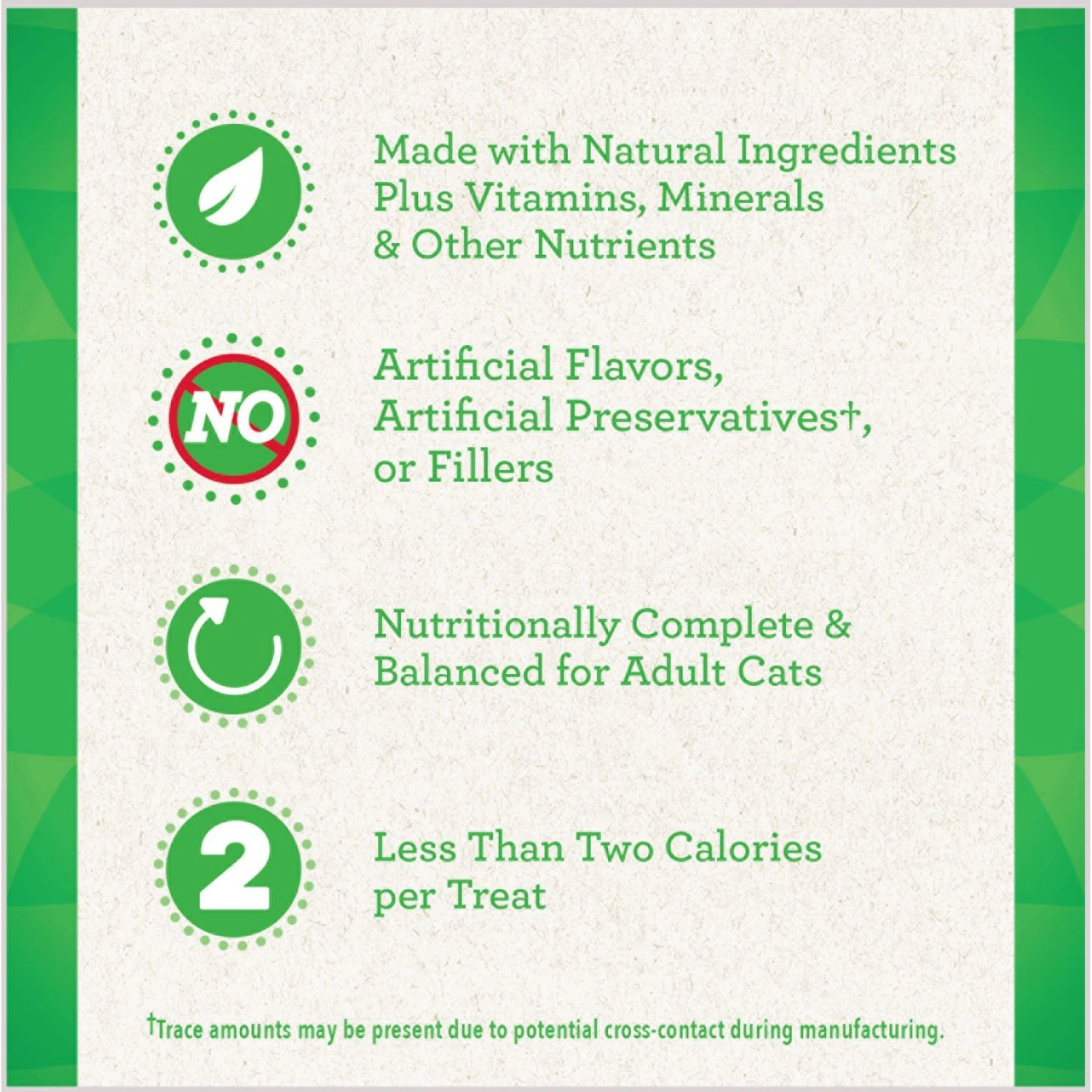 Greenies Feline SmartBites Healthy Skin & Fur Natural Chicken Flavor Soft & Crunchy Adult Cat Treats 6 Greenies Feline SmartBites Healthy Skin & Fur Natural Chicken Flavor Soft & Crunchy Adult Cat Treats - Image 4