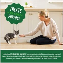 Greenies Feline SmartBites Healthy Skin & Fur Natural Salmon Flavor Soft & Crunchy Adult Cat Treats -Trixie || Catit || Nature's Miracle Shop 52454 PT2. AC SS1800 V1692022540