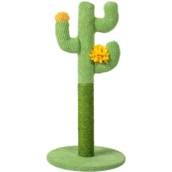 Lovely Caves 23.6-in Cactus Cat Scratching Post. Green, Large -Trixie || Catit || Nature's Miracle Shop 525702 PT1. AC SS1800 V1657658482