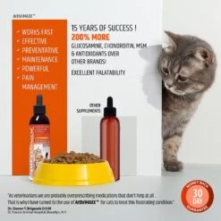 Animal Nutritional Products ArthriMAXX Liquid Joint Support & Antioxdant Cat Supplement, 6-oz Bottle -Trixie || Catit || Nature's Miracle Shop 525806 PT4. AC SS1800 V1652776299