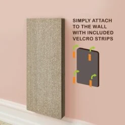 Way Basics Katwall Wall Scratching Post With Catnip -Trixie || Catit || Nature's Miracle Shop 530558 PT4. AC SS1800 V1657658570