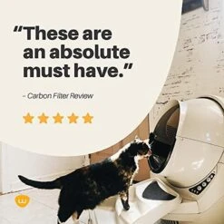 Litter-Robot 3 Cat Litter Box Carbon Filters, 6 Count -Trixie || Catit || Nature's Miracle Shop 535294 PT4. AC SS1800 V1651180326