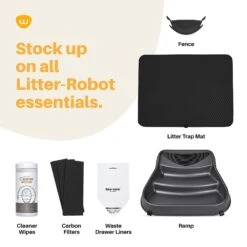 Litter-Robot 3 Cat Litter Box Carbon Filters, 6 Count -Trixie || Catit || Nature's Miracle Shop 535294 PT5. AC SS1800 V1651202198