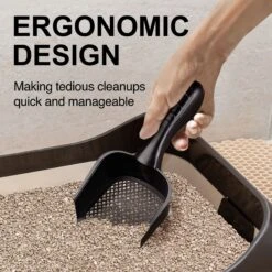 SunGrow Corner Box Clumping Fine Sand Cat Litter Scooper -Trixie || Catit || Nature's Miracle Shop 536566 PT4. AC SS1800 V1670595473