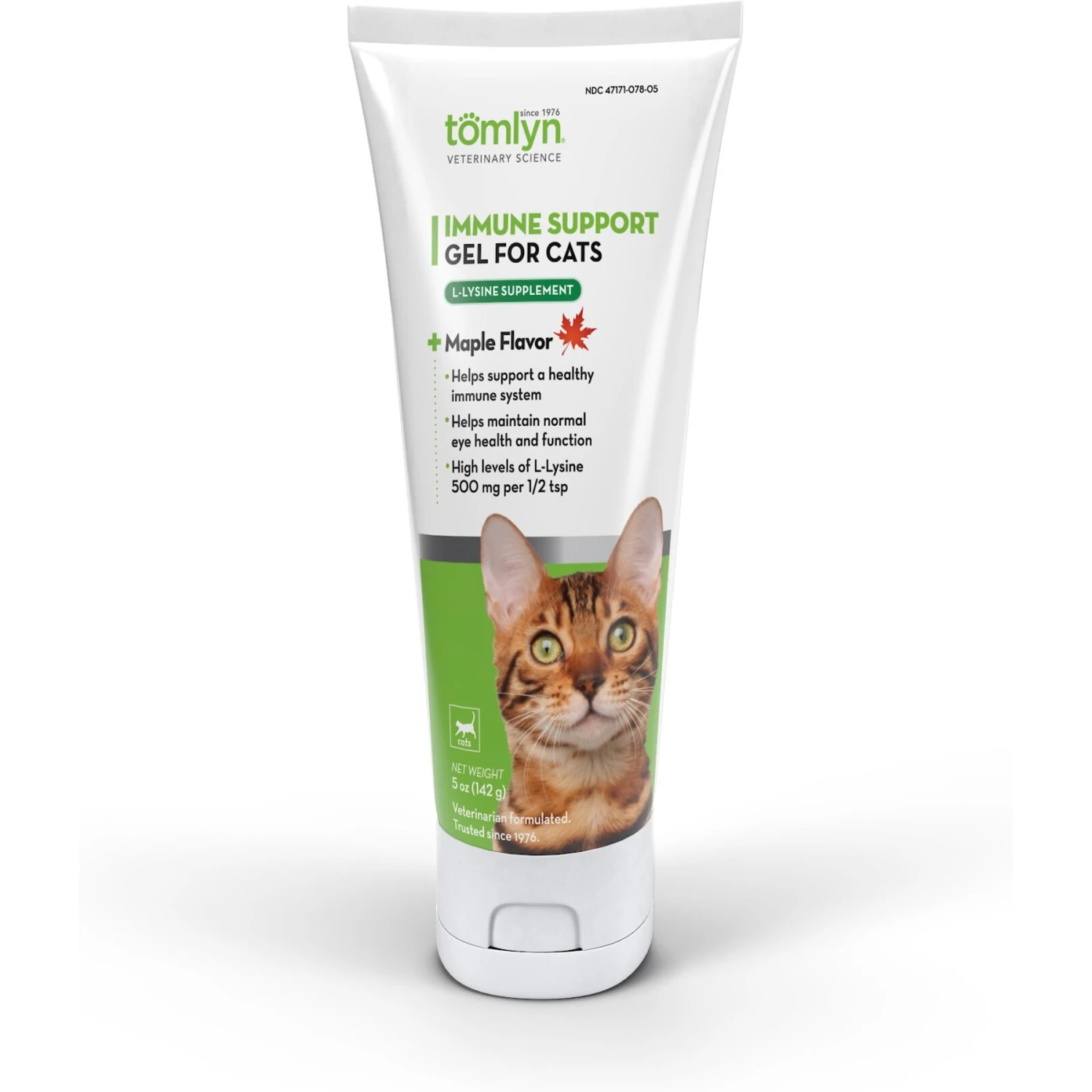 Tomlyn Immune Support L-Lysine Maple Flavor Gel Immune Supplement For Cats, 5-oz Tube 3 Tomlyn Immune Support L-Lysine Maple Flavor Gel Immune Supplement For Cats, 5-oz Tube